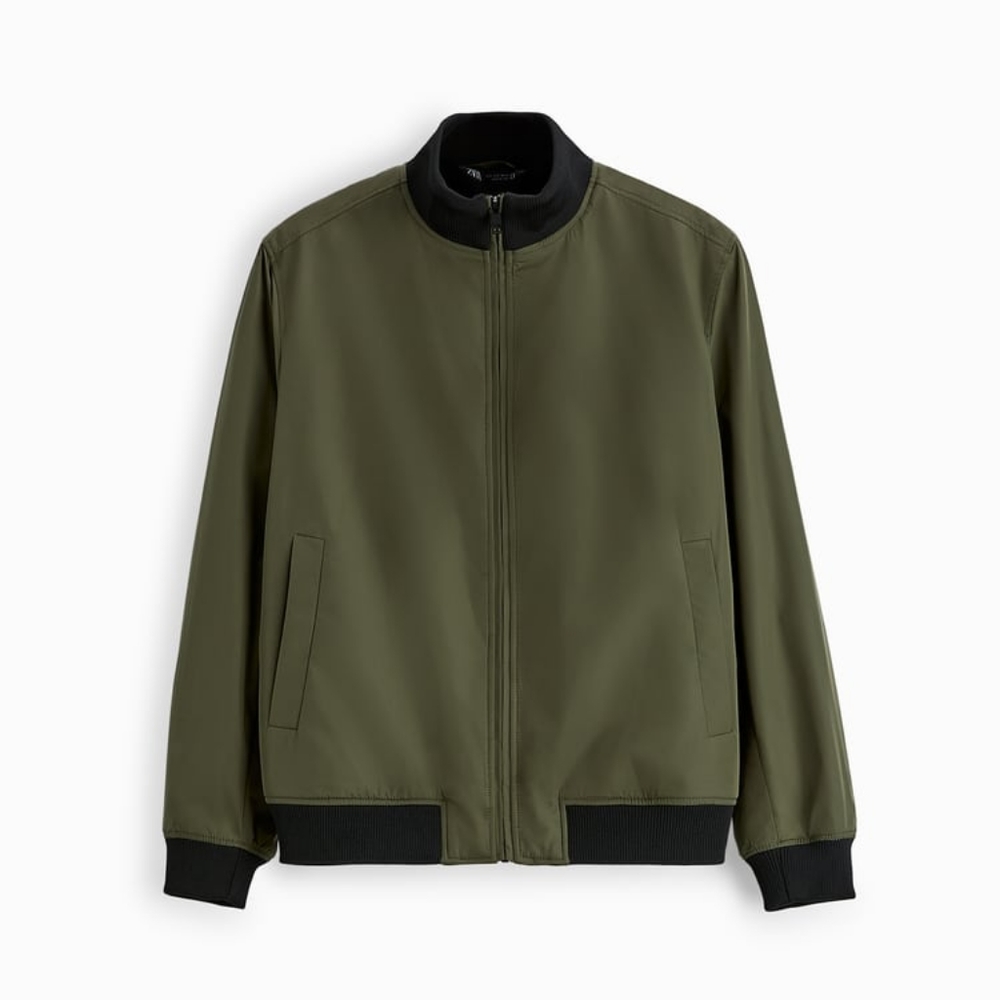 ZARA Faux Fur Lined Jacket